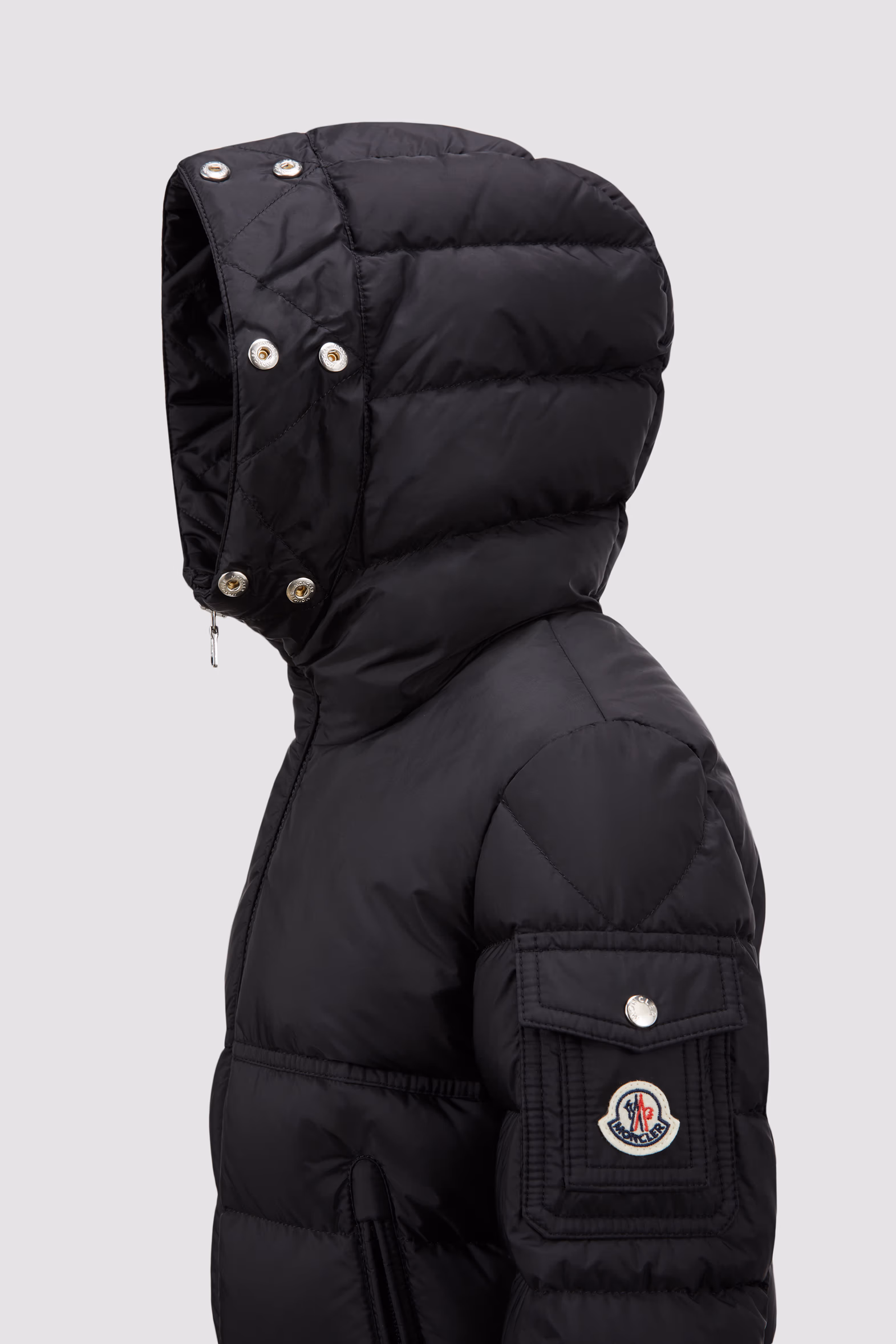 Plumífero con capucha New Byronf Niño Negro Moncler 3